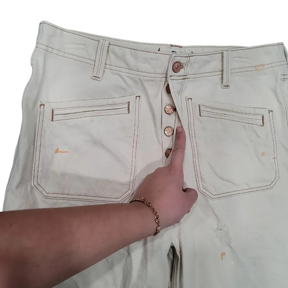 FREE PEOPLE Go Easy Bootcut Jeans Oak - Picture 5 of 12